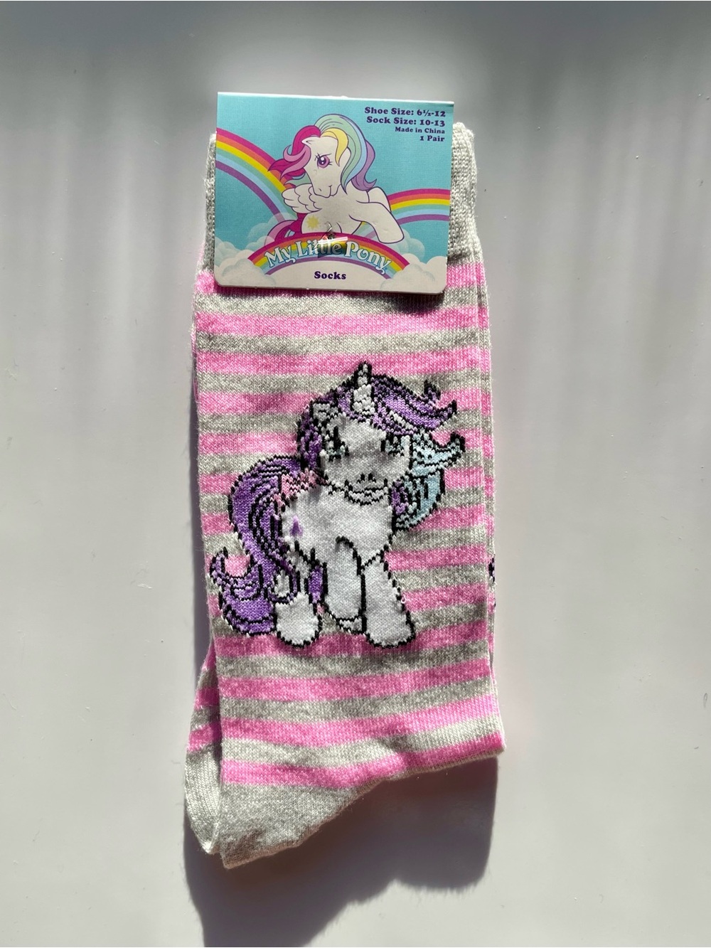 My Little Pony Pink Stripe Socks